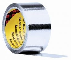 3M 12.99.20.37  Aluminium tape acryl 0,11 19mm x 55m  EAN: 0051125853149   Op bestelling, geen terugname