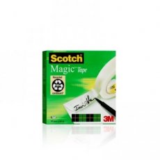 3M 04.33.21.59  Tape, Scotch Magic 810 3M, 19 mm x 66 m  EAN: 3134375005913   Op bestelling, geen terugname