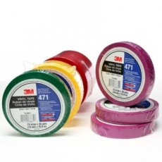 3M 13.09.26.73  Vinyl tape rubber 0,13 wit 1,238m x 33m  EAN: 0051115233289   Op bestelling, geen terugname