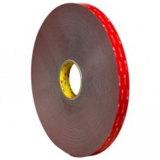 3M 13.14.23.85  VHB dubbelzijdige tape acrylaat 1,1 zwar  EAN: 4001895847998   Op bestelling, geen terugname