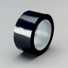 3M 13.87.95.85  Polyester tape rubber 0,06 zwart 25mm x  EAN: 0021200037665   Op bestelling, geen terugname