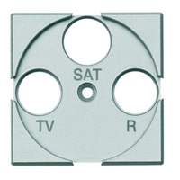 BTICINO HC4207  Axolute afdekplaat vr r/tv  EAN: 8012199789002   Op bestelling, geen terugname