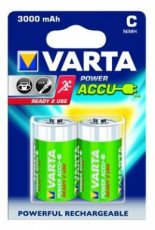 VARTA 56714.101.402  Batterij RECH.ACCU POWER C 3000mAh (2)  EAN: 4008496550739