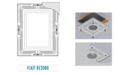 Art Sound FLKITRE2080  FLKIT RE2080, Flush mount kit voor RE208  EAN: 5420020105045   Op bestelling, geen terugname