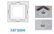 Art Sound FLKITSQ2040  FLKIT SQ2040, Flush mount kit voor SQ204  EAN: 5420020105007   Op bestelling, geen terugname