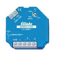 ELTAKO SDS61110V  Stuurdimmer 1-10V voor EVG 1no 600VA inb  EAN: 4010312109496