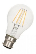 BAILEY 80100038370  LED Filament A60 B22d 130V 6W 2700K  EAN: 8714681383704   Op bestelling, geen terugname