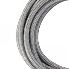 BAI 142557 BAILEY 142557  Textile Cable 2C Metal Silver 50M Roll  EAN: 8714681425572   Op bestelling, geen terugname