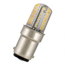 BAILEY 80100040585  LED Ba15d T15X45 24-28V AC/DC 2.4W WW  EAN: 8714681405857   Op bestelling, geen terugname