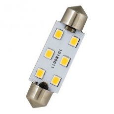 BAILEY 80100040698  LED6 S8.5 12X42 10-30V/DC 1.4W WW  EAN: 8714681406984   Op bestelling, geen terugname