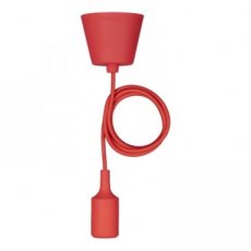 BAI 141584 BAILEY 141584  Silicone Pendant E27 Red 1.5M  EAN: 8714681415849   Op bestelling, geen terugname