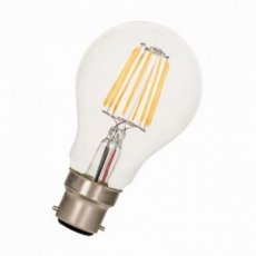 BAILEY 80100041650  LED fil A60 B22d 240V 8W 2700K CL dim  EAN: 8714681416501   Op bestelling, geen terugname