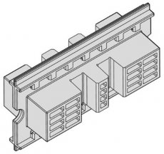 ABB 1STQ007428A0000  Insulated supports for busbar, 24 pieces  EAN: 8015646783448   Op bestelling, geen terugname