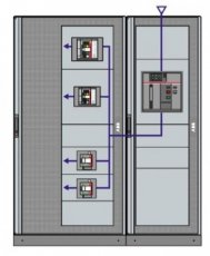 ABB 1STQ008039A0000  Intermediate upright, for internal kit H  EAN: 8015646787996   Op bestelling, geen terugname