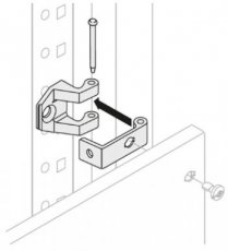 ABB 1STQ008111A0000  Hinges, 20 pieces, for front panels  EAN: 8015646788382   Op bestelling, geen terugname