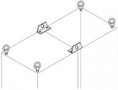 ABB 1STQ008116A0000  Lifting reinforcements, 2 pieces, for si  EAN: 8015646797971   Op bestelling, geen terugname