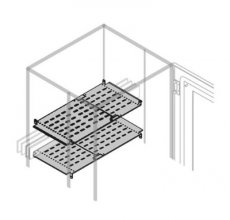 ABB 1STQ008527A0000  Horizontal busbars shelf, Int. Up. W400m  EAN: 8015646795182   Op bestelling, geen terugname