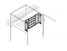 ABB 1STQ008553A0000  Frontal busbars segregation, No Int. Up.  EAN: 8015646793492   Op bestelling, geen terugname