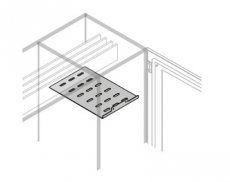 ABB 1STQ008565A0000  Horizontal busbars shelf, NO Int. Up. W2  EAN: 8015646795694   Op bestelling, geen terugname