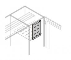 ABB 1STQ008571A0000  Frontal busbars segregation, No Int. Up.  EAN: 8015646795755   Op bestelling, geen terugname