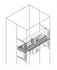 ABB 1STQ008691A0000  Universal horizontal shelf, W400mm  EAN: 8015646793133   Op bestelling, geen terugname