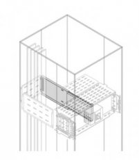 ABB 1STQ008728A0000  Terminals divider, Rear Int. Up. H250mm  EAN: 8015646794451   Op bestelling, geen terugname