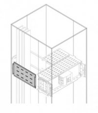 ABB 1STQ008886A0000  Side rear cell segregation, H200mm for D  EAN: 8015646796653   Op bestelling, geen terugname