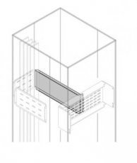 ABB 1STQ009086A0000  Rear divider for blind cell, Rear Int. U  EAN: 8015646794253   Op bestelling, geen terugname