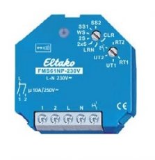 ELTAKO FMS61NP230V  Draadloze multif.inbouw(impuls-)relais  EAN: 4010312300268   Op bestelling, geen terugname
