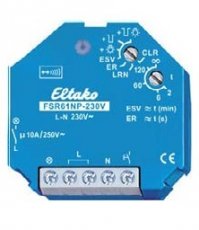 ELTAKO FSR61NP230V  Impulsschak./relais inb.draadls 1no 10A  EAN: 4010312300190   Op bestelling, geen terugname