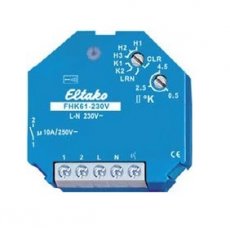 ELT FHK61230V ELTAKO FHK61230V  Wireless verwarming-koel relais,inb,230V  EAN: 4010312302309   Op bestelling, geen terugname