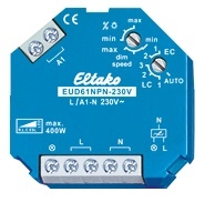 ELTAKO EUD61NPN230V  Elektronische univ. inbouwdimmer PowerMo  EAN: 4010312109564   Op bestelling, geen terugname
