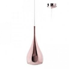 INDIGO KI00107  DROP360 E27 Pendel 40W CLA/ECO Goud Roze  EAN: 5411373029560   Op bestelling, geen terugname