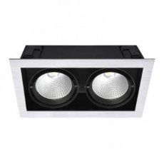 INDIGO D0235NW20  IZA LED 2x26W 2x2400lm 4000K 30? metaal  EAN: 5411373328984   Op bestelling, geen terugname