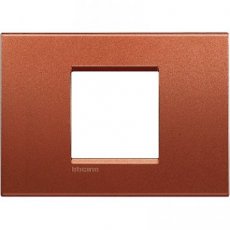 BTICINO LNA4819RK  LL Plasue rectang. large 2 mod brick  EAN: 8005543507018   Op bestelling, geen terugname