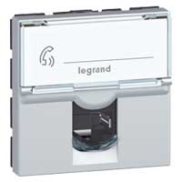 LEGRAND 79476  RJ45 CAT6A STP 2MOD KL=ALU LCS2 MOSAIC  EAN: 3245060794767