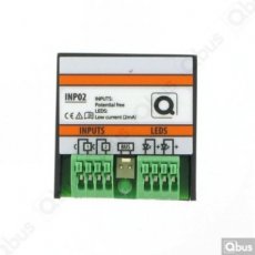 QBus INP02  Input module (2x external - 0 Volt)  EAN: 0000000000000