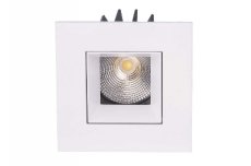 UNI-BRIGHT TR9W27SW  TREND LED DOWNLIGHT SQUARE WIT- 9W / 514  EAN: 5420078403278   Op bestelling, geen terugname