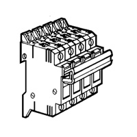 LEGRAND 21405  Monoblok houder 3p+n  EAN: 3245060214050