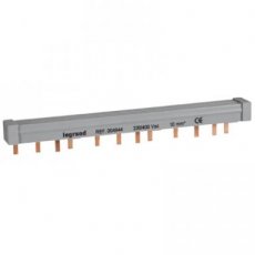 LEGRAND 404944  Verbindingsrail met tanden 4p 12 modules  EAN: 3245064049443   Op bestelling, geen terugname