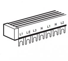 LEGRAND 404967  Verbindingsrail met tanden 4p 18 modules  EAN: 3245064049672