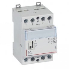 LEGRAND 412518  Contactor 40A-4P-24V-MAN-4NO  EAN: 3245064125185   Op bestelling, geen terugname