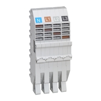 LEGRAND 404508  Basis plug-in 1mod/p - DX? 4P  EAN: 3245064045087   Op bestelling, geen terugname