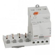 LEGRAND 410499  Kdb DX? 4P 40A AC 30mA 400V 1mod/p 3mod.  EAN: 3245064104999   Op bestelling, geen terugname