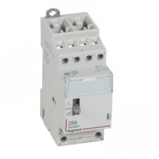 LEGRAND 412517  Contactor 25A-4P-24V-MAN-4NO  EAN: 3245064125178   Op bestelling, geen terugname