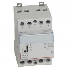 LEGRAND 412562  Vermogenscontactor 230V 4P 40A stil 250V  EAN: 3245064125628   Op bestelling, geen terugname