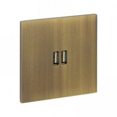 LEGRAND AR67322  ART dubbele oplader USB  EAN: 0000000000000   Op bestelling, geen terugname