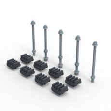 LEGRAND 339936  Kit railstelhouder koperrails  EAN: 3414971285491   Op bestelling, geen terugname