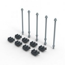 LEGRAND 339939  Kit railstelhouder koperrails  EAN: 3414971285552   Op bestelling, geen terugname