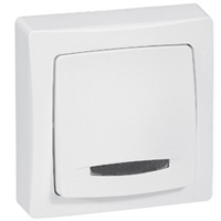 LEGRAND 086014  Oteo wissel verlicht z. null.  EAN: 3245060860141   Op bestelling, geen terugname